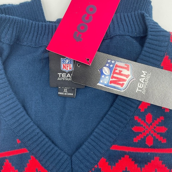 Official NFL Team Apparel New England Patriots women’s sweater NWT! - Picture 7 of 13